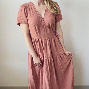 Universal Thread Mauve Wrap Dress